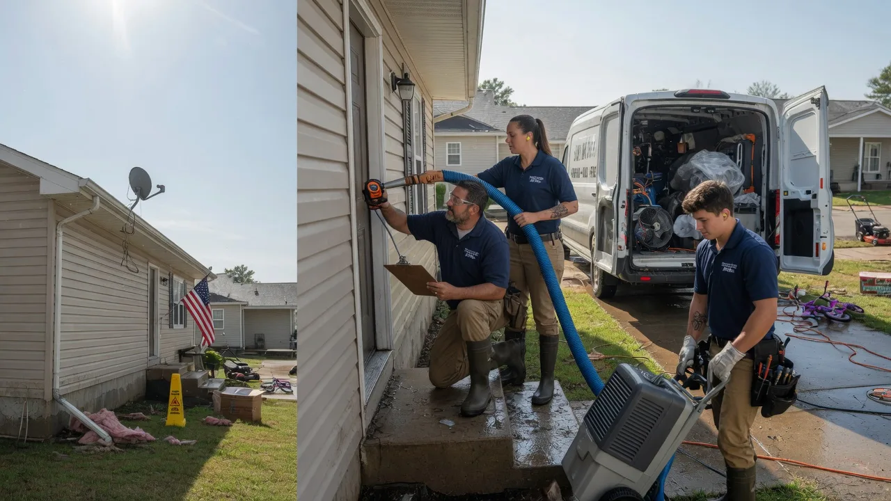 Ceiling Water Damage Restoration in Anthony, KS near me